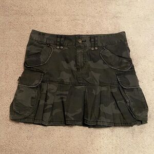Hysteric Glamour Camouflage Mini Skirt